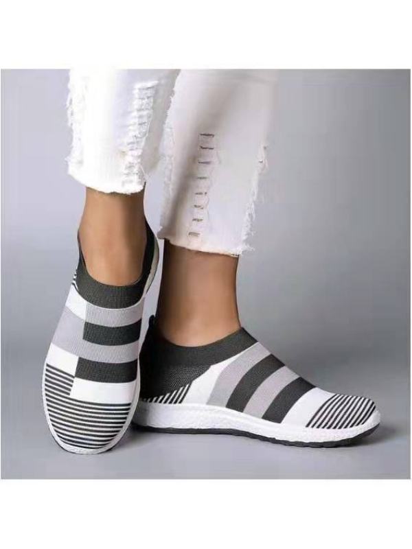 Womens Flats Fabric Flat Heel Sneakers