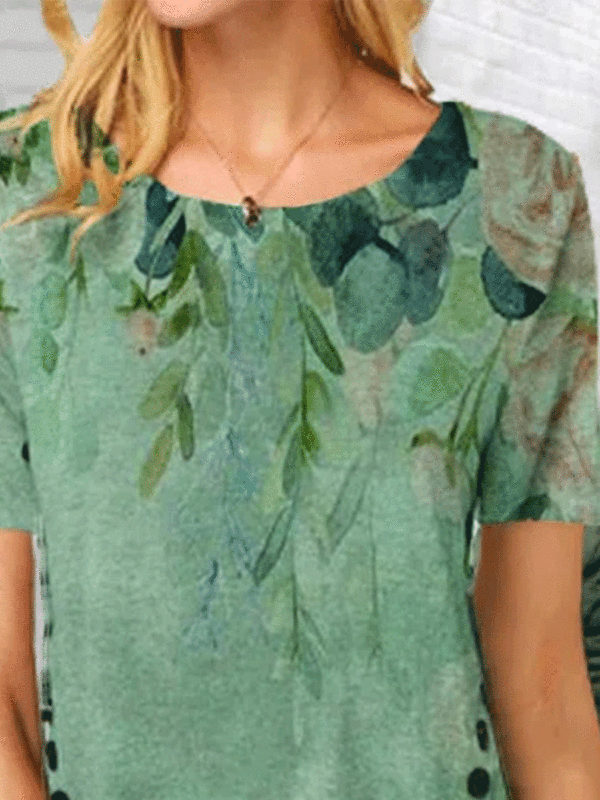 green leaf t shirt