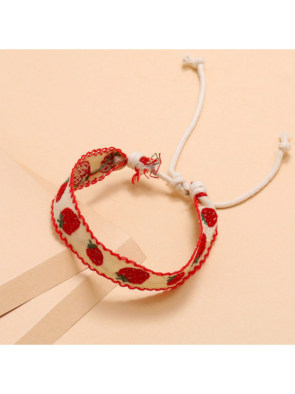 Fashion natural cotton and linen color hand strap