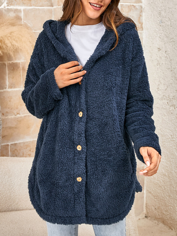 Women's Polar Fleece Hooded Jacket