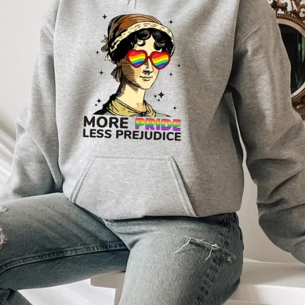 Jane Austen Pride And Prejudice Hoodie - Fashionme.com 
