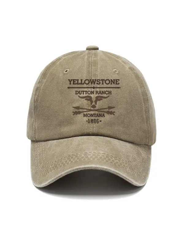 Men's Vintage Western Yellowstone Sun Hat - Ninacloak.com 