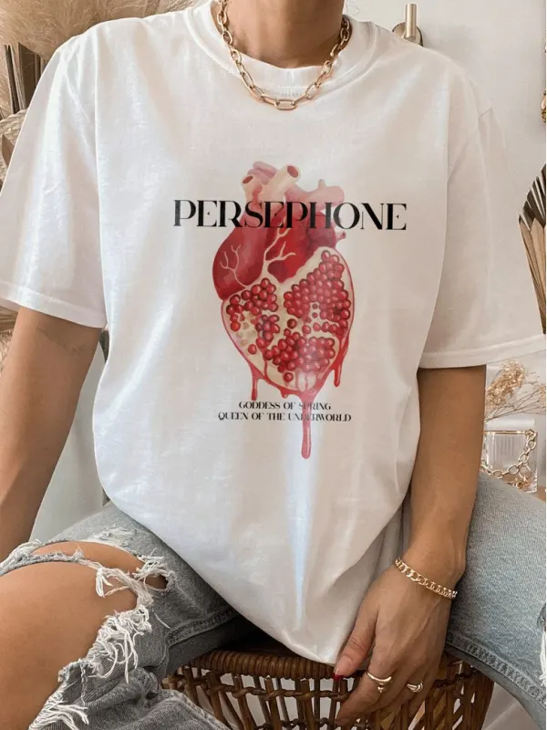 Persephone Shirt Light Academia T-shirt - Viewbena.com 