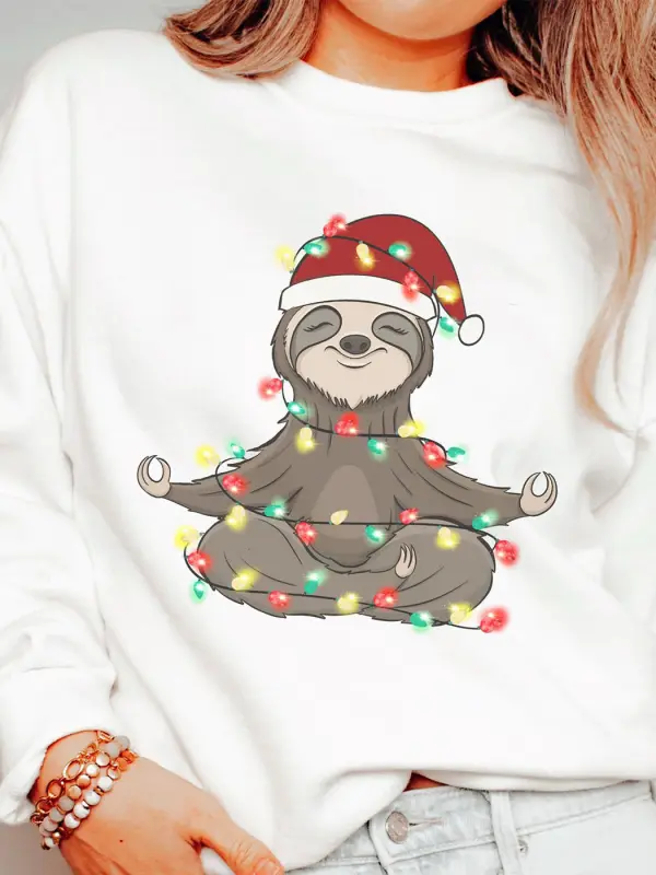 Cute Sloth Christmas Sweaterchristmas - Ninacloak.com 