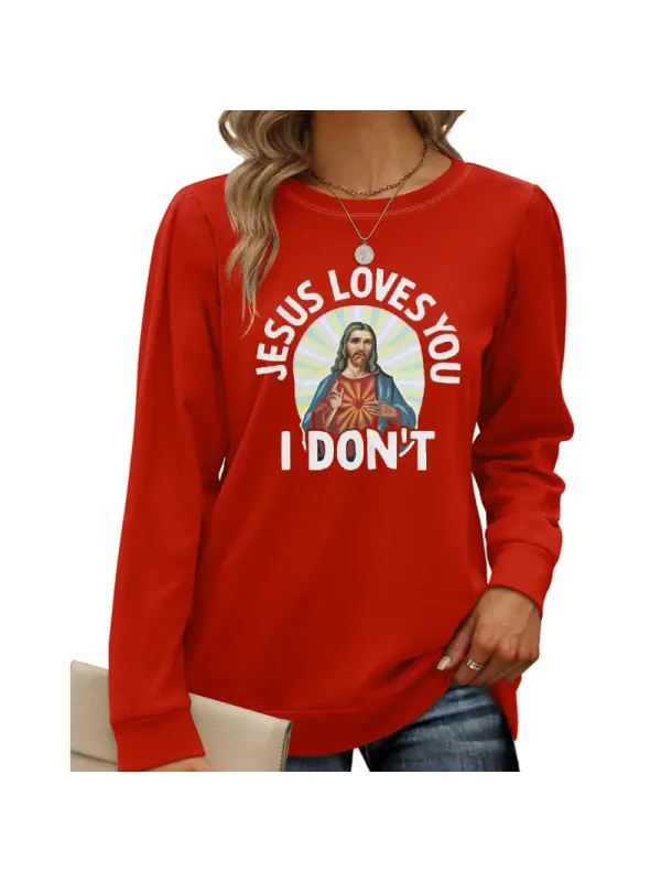 I Saw That Jesus Funny Christian Gift Apparel Trendy Women's Sweatshirt Tops - Ninacloak.com 