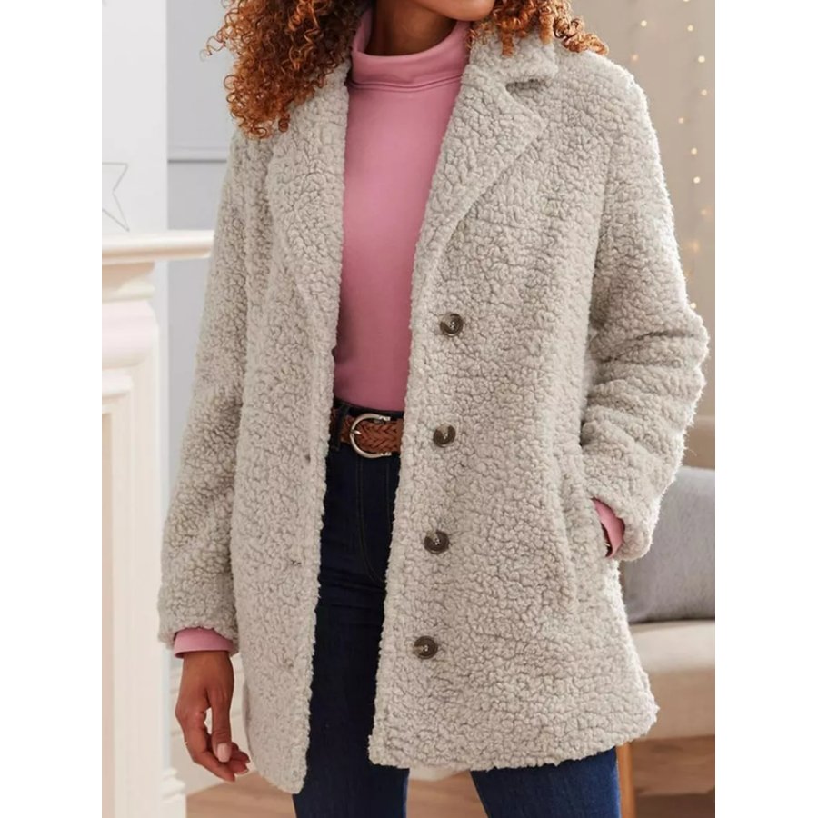 

Lässiger Warmer Verdickter Sherpa-Mantel Für Damen Im Freien