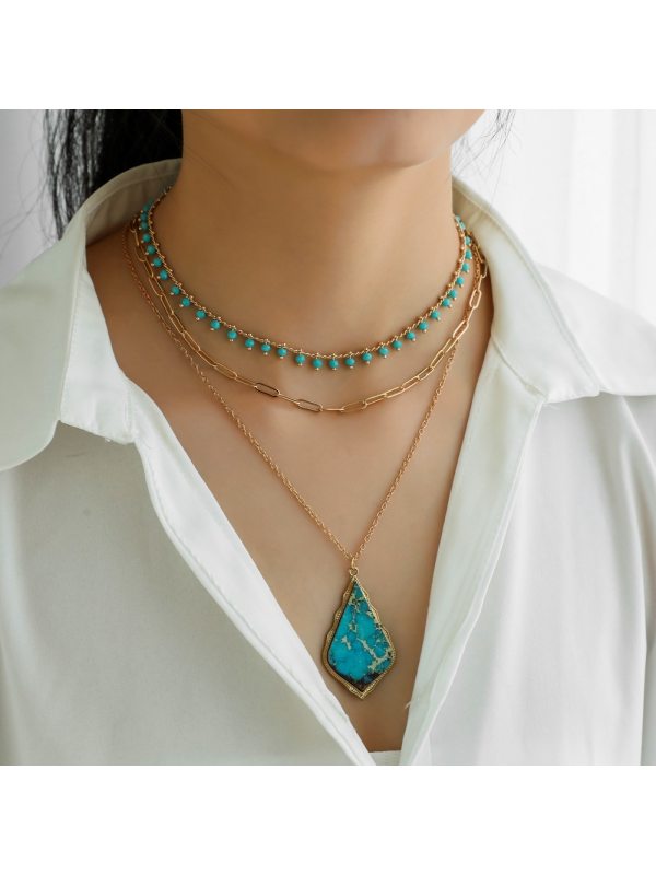 

Fashion Bohemian Three Layer Necklace