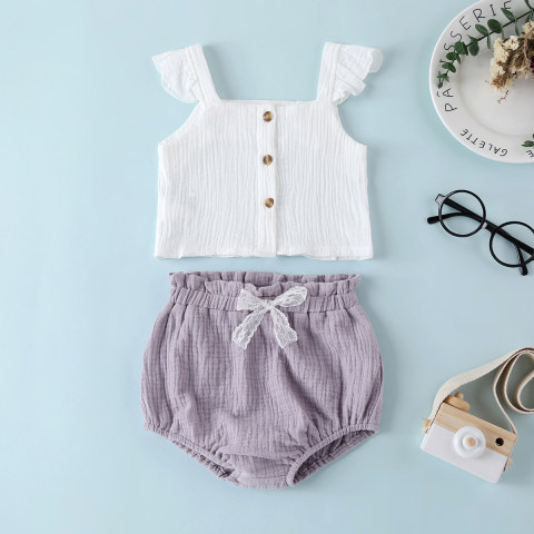 Cotton baby two piece set
