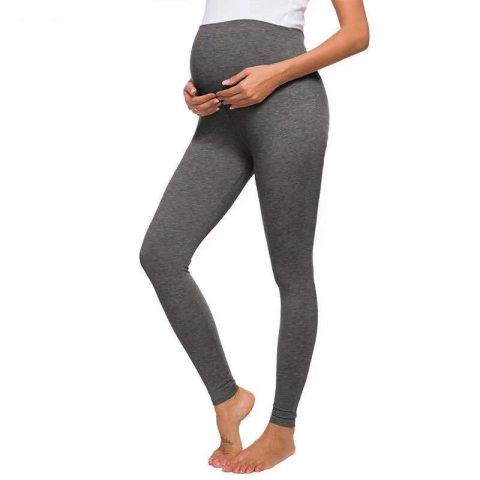  Fashion Bugatchi Trousers, Maternity Knitted Solid Color Leggings