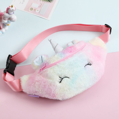Cute Colorful Unicorn Plush Bag