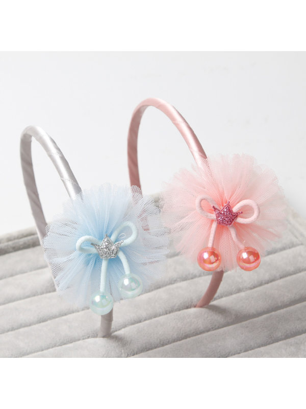 Girls Sweet Cute Mesh Flower Headband Hair Accessories