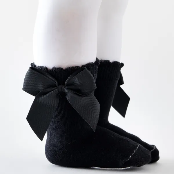 Big bow little princess socks - Lukalula.com 