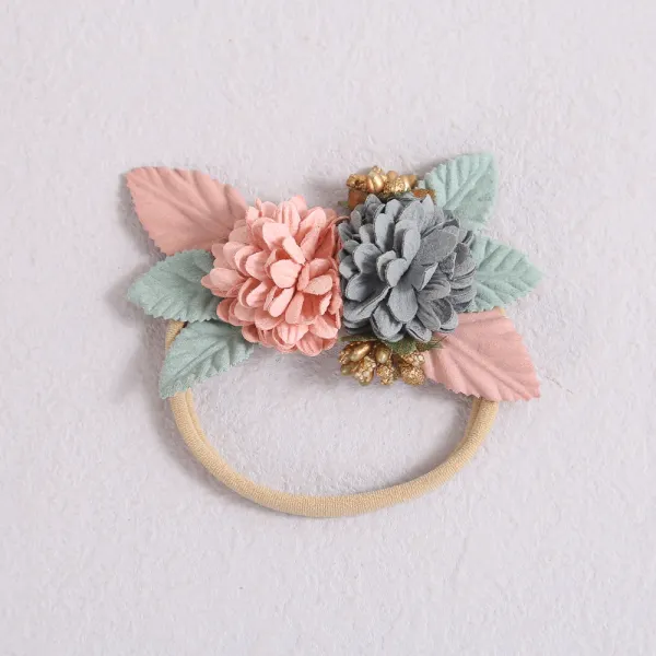 Baby Patchwork Flower Hairband - Lukalula.com 