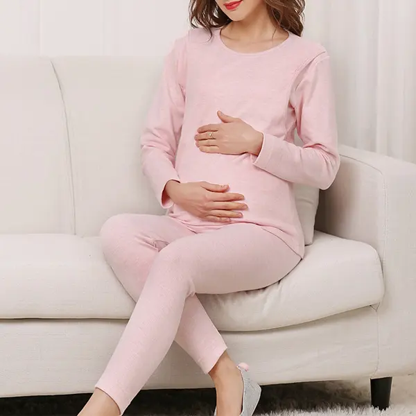 Maternity Cotton Breastfeeding Pajamas - Lukalula.com 