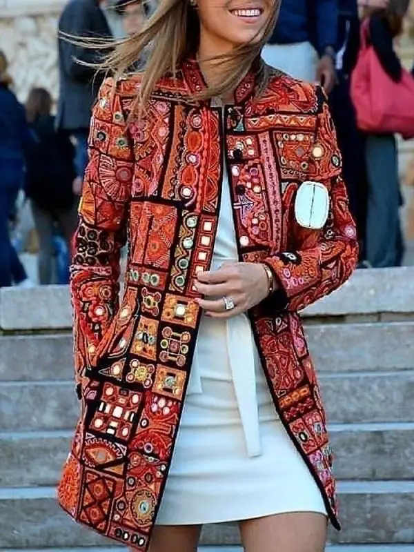 Casual Loose Vintage Wool Cardigan Jacket - Realyiyi.com 