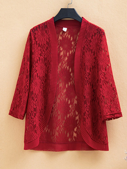 Lace Patchwork Elegant Cardigans