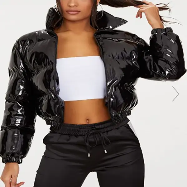 Fashion metallic style down jacket RS003 - Leanarea.chimpone.com 
