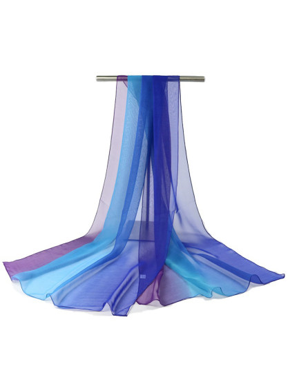 Chiffon Gradient Tulle Scarf