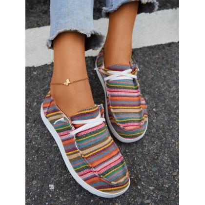 Combo Canvas Slip-on Shoes