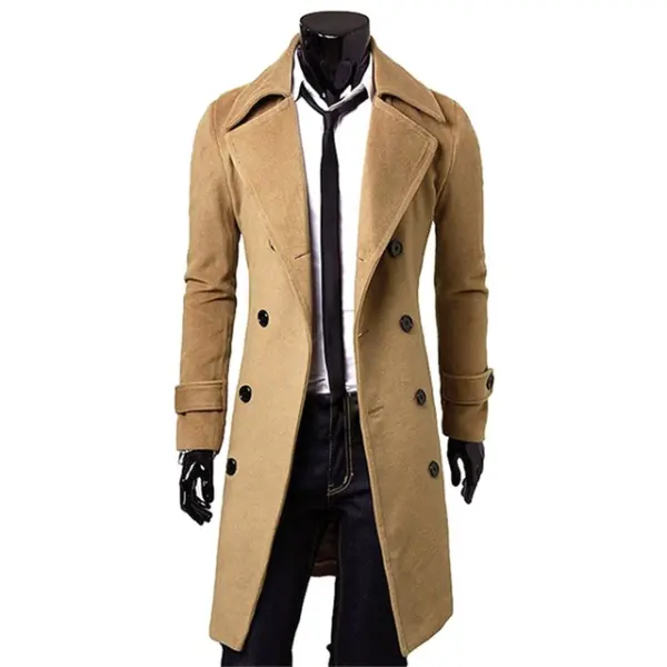 Men Top Quality Cotton Overcoat - Leanarea.chimpone.com 