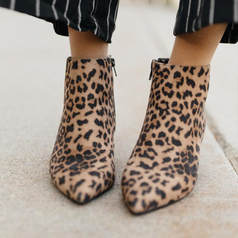 Date Point Toe Ankle Boots