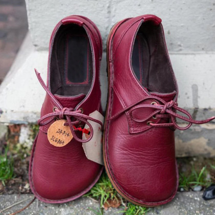 Flat Lace Up Sneakers