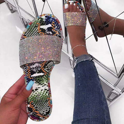Fashion diamond slippers