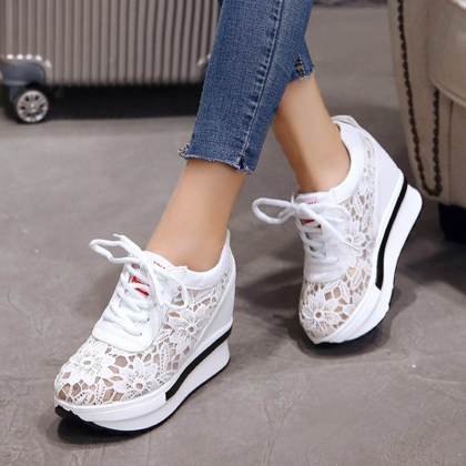 Women's  wedge platform sneakers