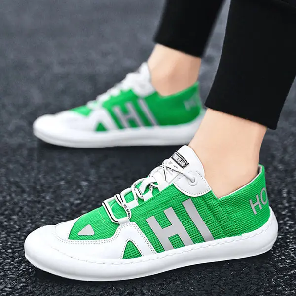 Men's All-match Ice Silk Breathable Canvas Flat Shoes - Ondaygirl.com 
