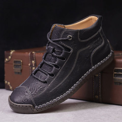 Mens Tooling New Fashion Hand sewn Leather Boots