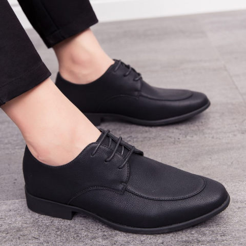 Mens Soft Leather Business Casual Shoes