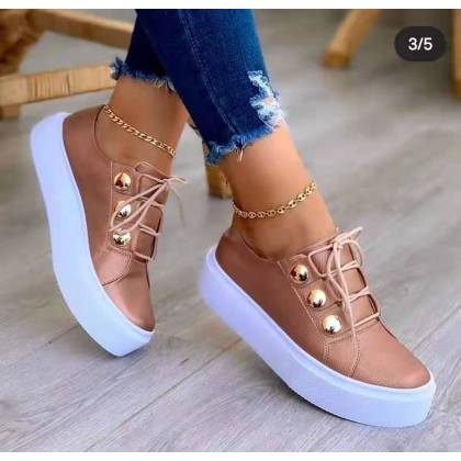Women's Lace-up Casual Loafers