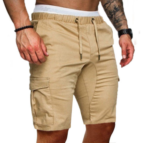 Mens Fashion Loose Thin Belt Casual Sports Shorts