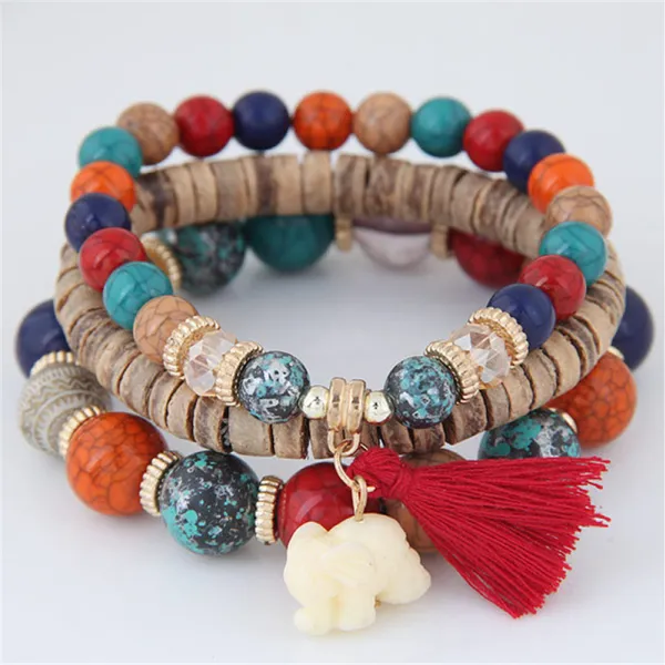 Wild starfish shell pearl multilayer bracelet - Leanarea.chimpone.com 