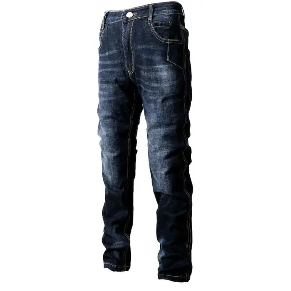 Tactical Commuter Washed Jeans Weft Stretch Fabric - Senttea.chimpone.com 