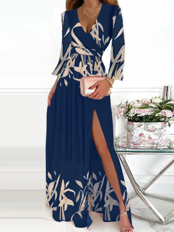 Fashionable And Elegant Printed Dress - Realyiyi.com