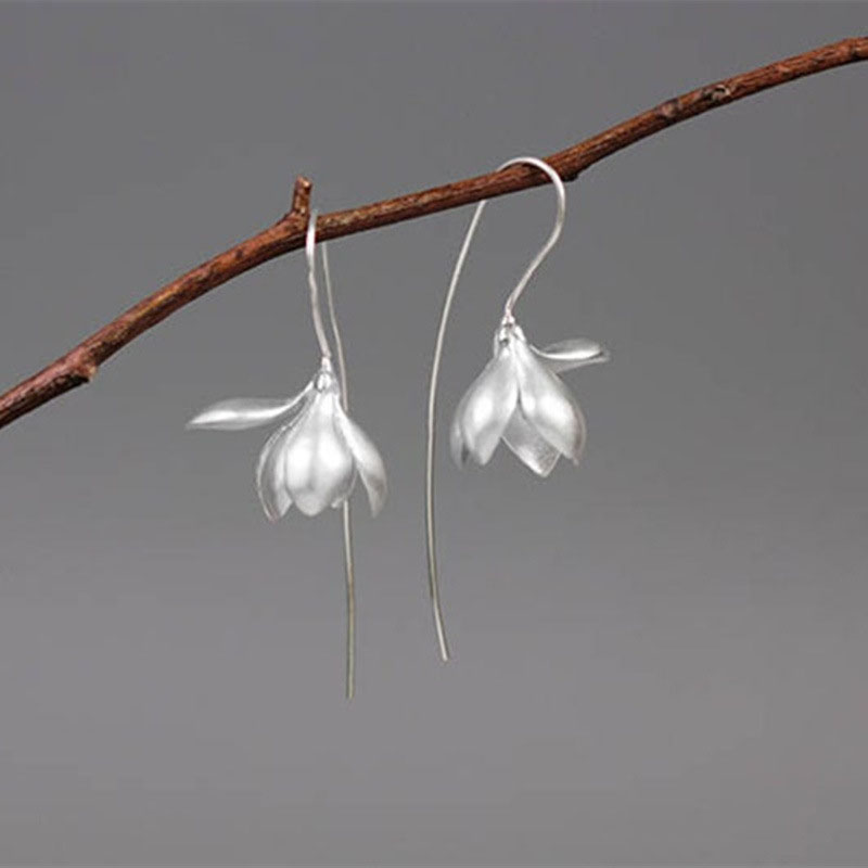 Flower Vintage Earrings All Season Alloy Jewelry