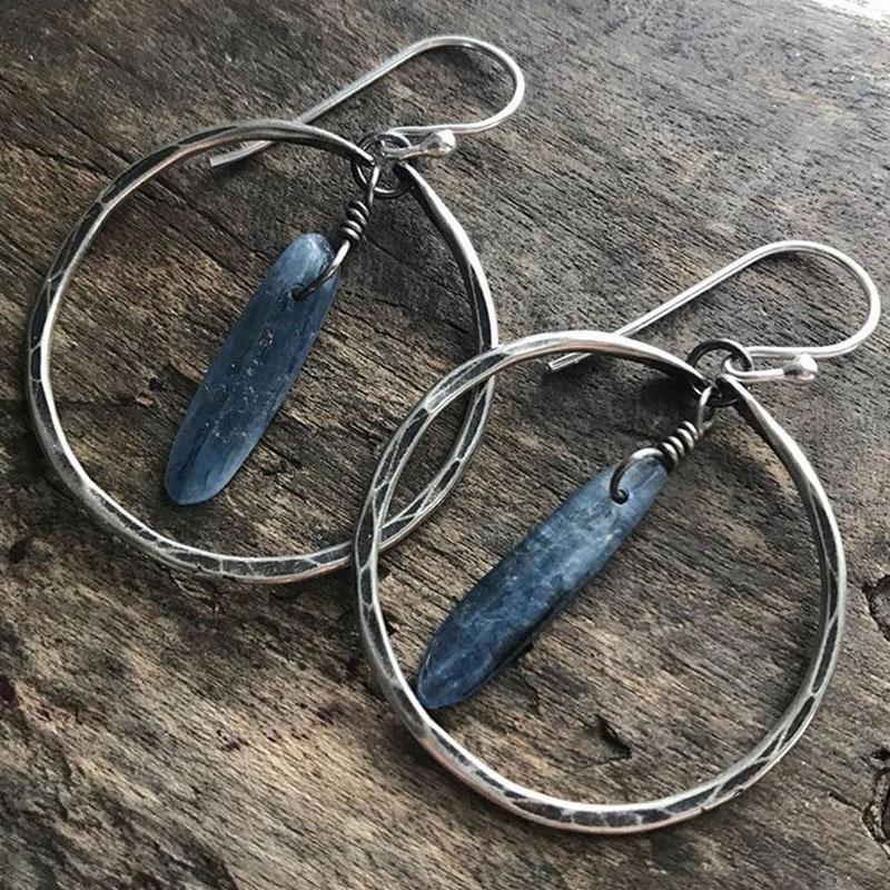 Vintage Earrings Sliver Style Jewelry