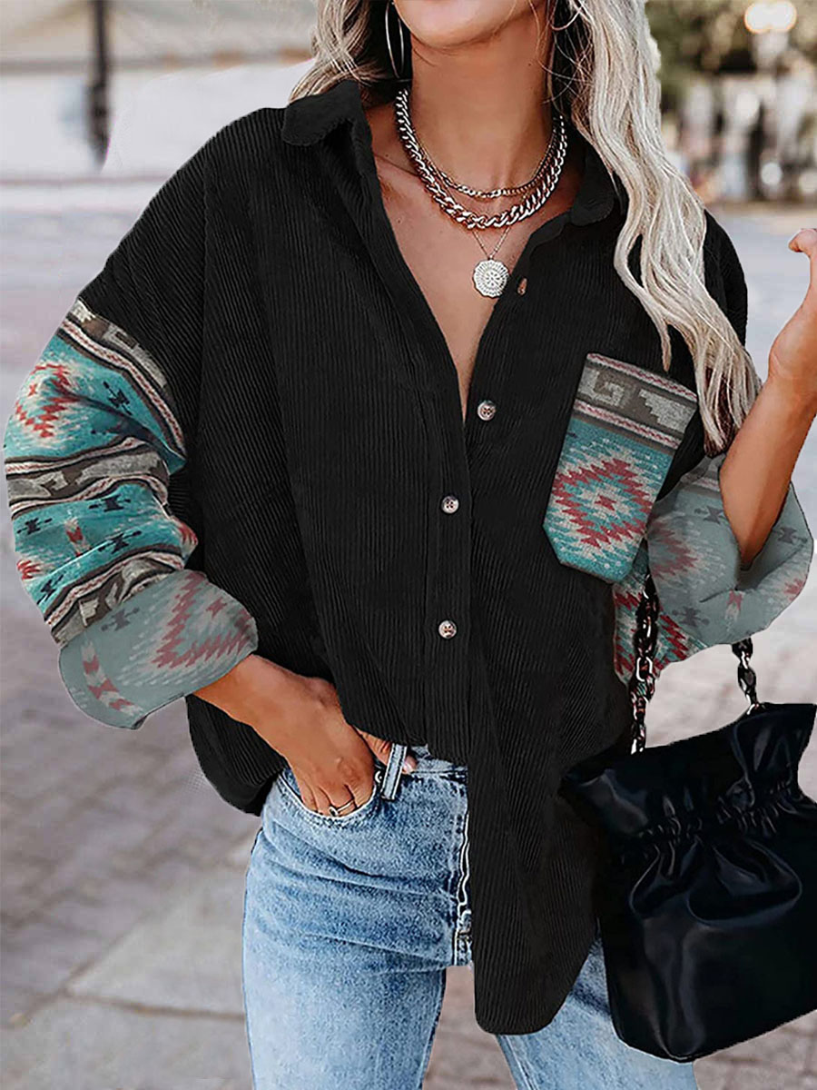 Oversize A Lapel Solid Long Sleeve Casual Outwear