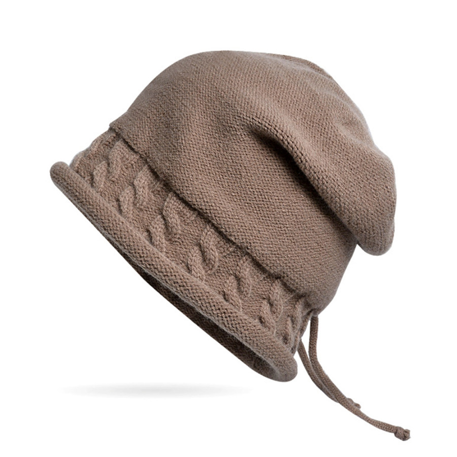 

Men's Autumn And Winter Fleece Warm Pullover Knitted Hat