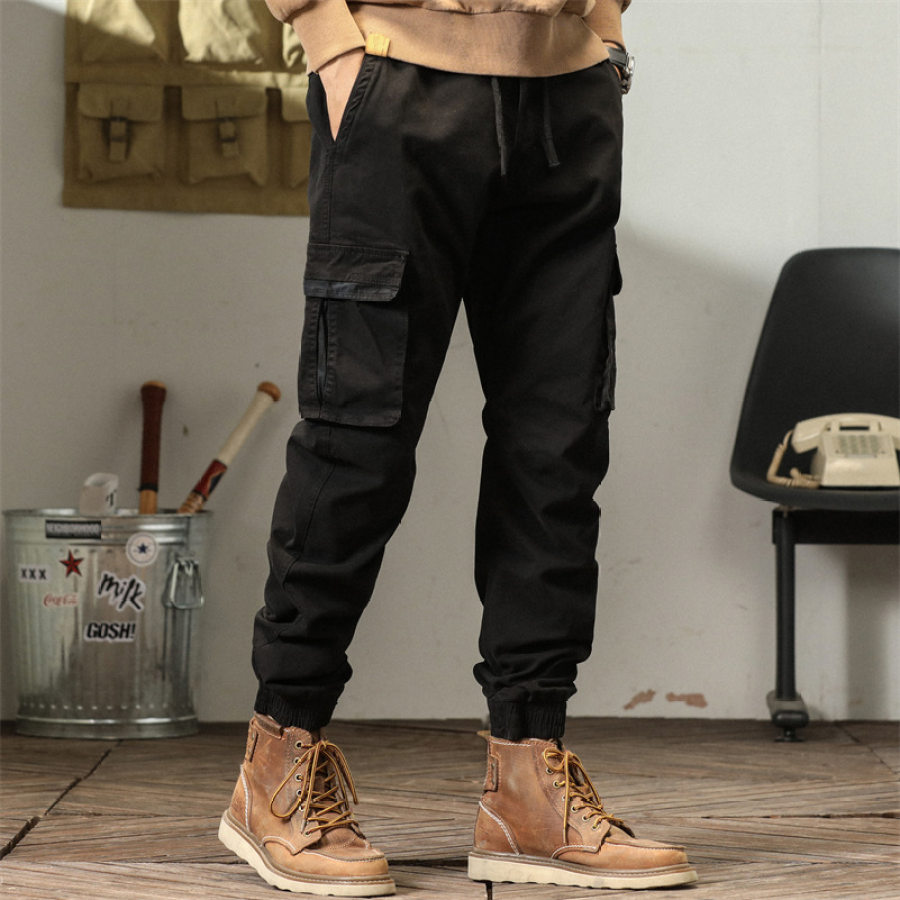 

Men's Vintage Multi-pocket Cargo Pants