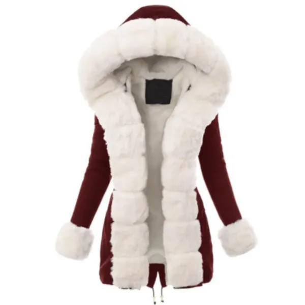Hooded Coat Fur Collar Cotton Coat - Honeylop.chimpone.com 