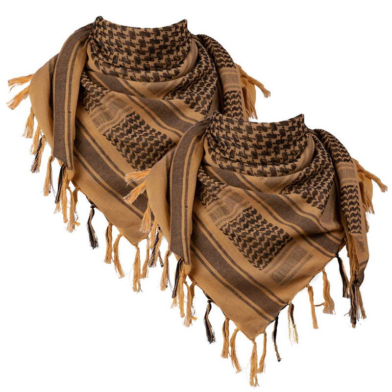 Scarf Military Shemagh Tactical Desert Keffiyeh Head Arab Wrap With Tassel Neck Scarf