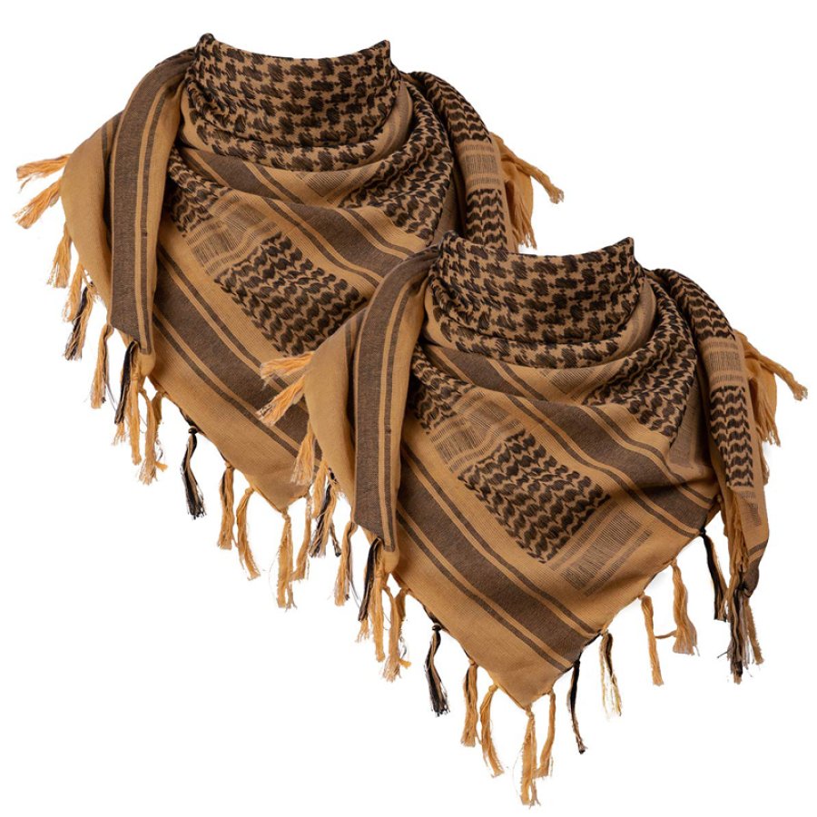 

Scarf Military Shemagh Tactical Desert Keffiyeh Head Arab Wrap With Tassel Neck Scarf