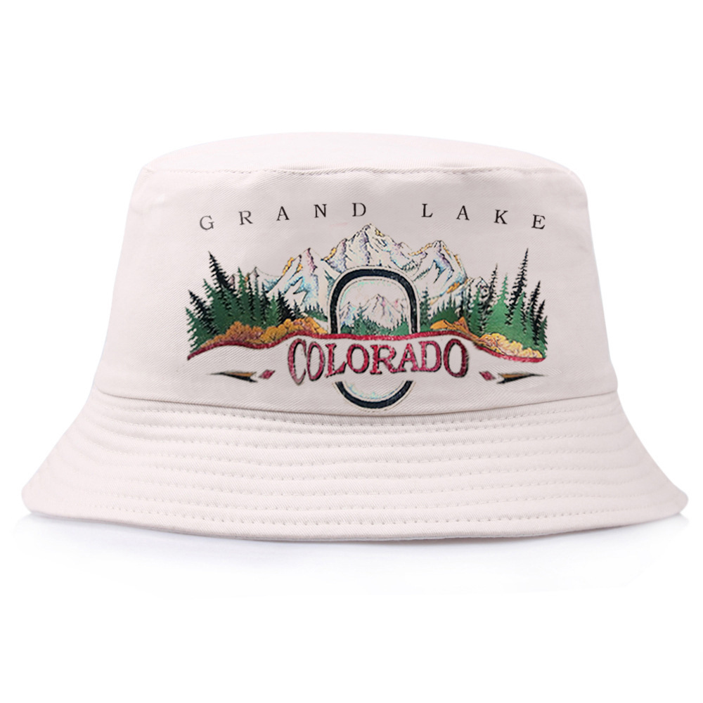 Men's Vintage Colorado Print Holiday Bucket Hat