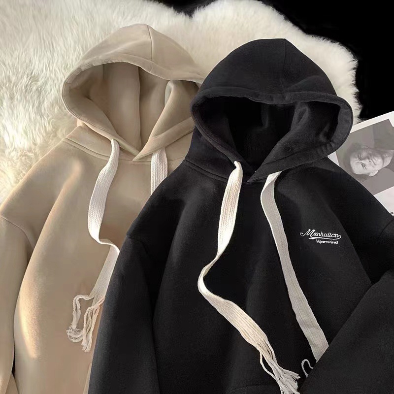 Women's Hooded Loose Design Sense Niche Long sleeved Sweater