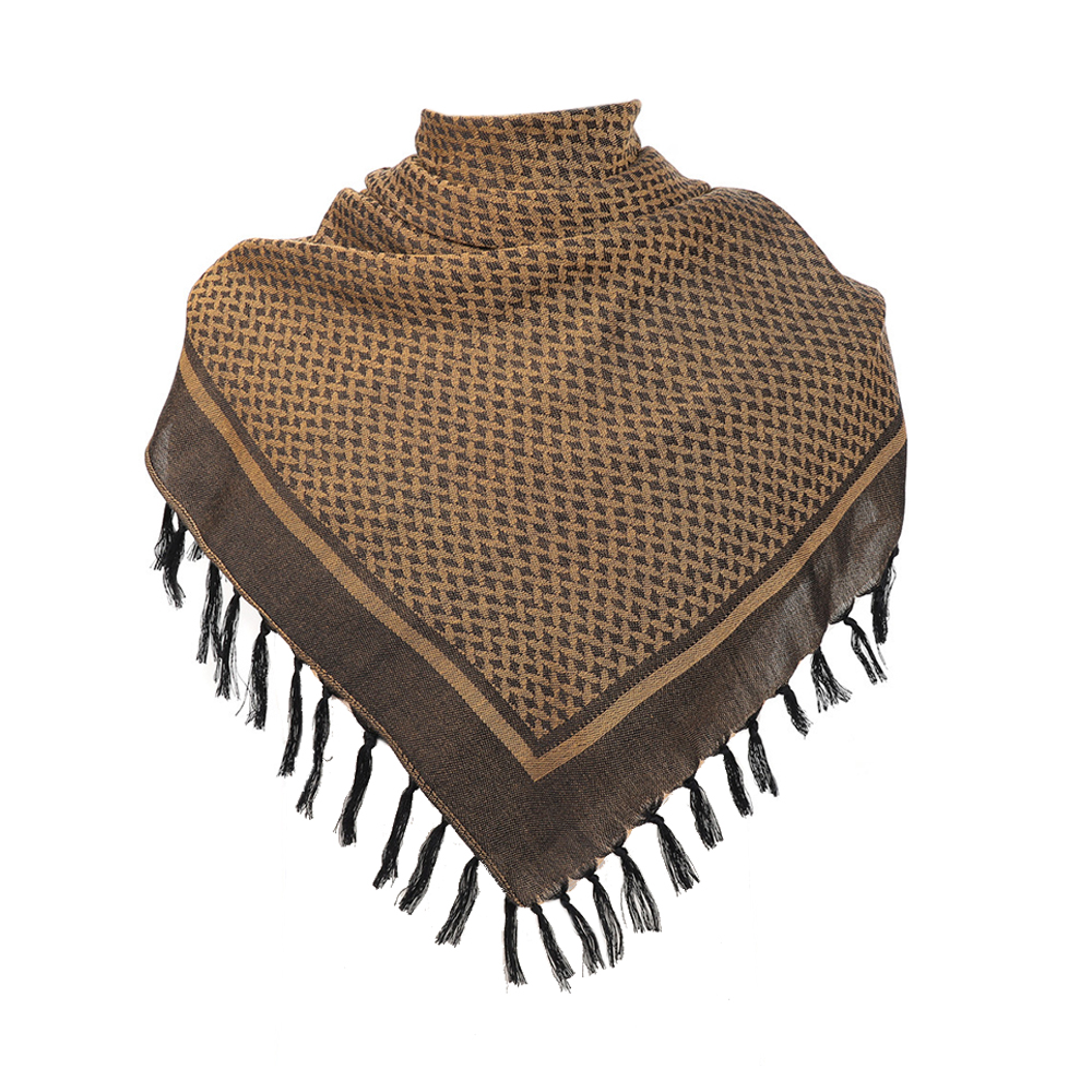 Scarf Military Shemagh Tactical Chic Desert Keffiyeh Head Arab Wrap With Tassel Neck Scarf