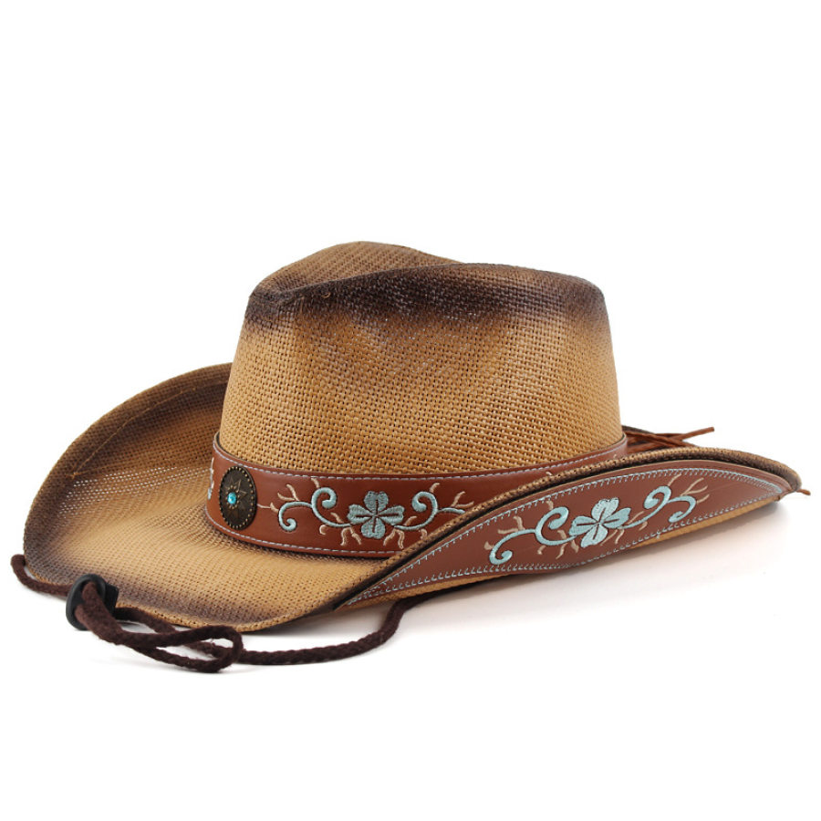 

Ковбойская джазовая шляпа в стиле вестерн в этническом стиле