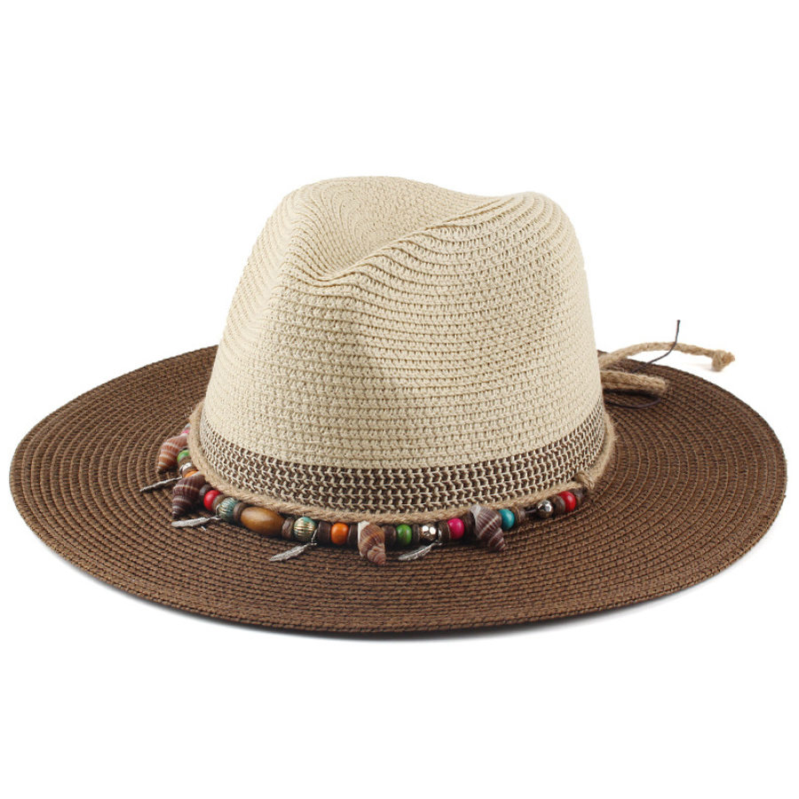 

Ковбойская джазовая шляпа в стиле вестерн в этническом стиле