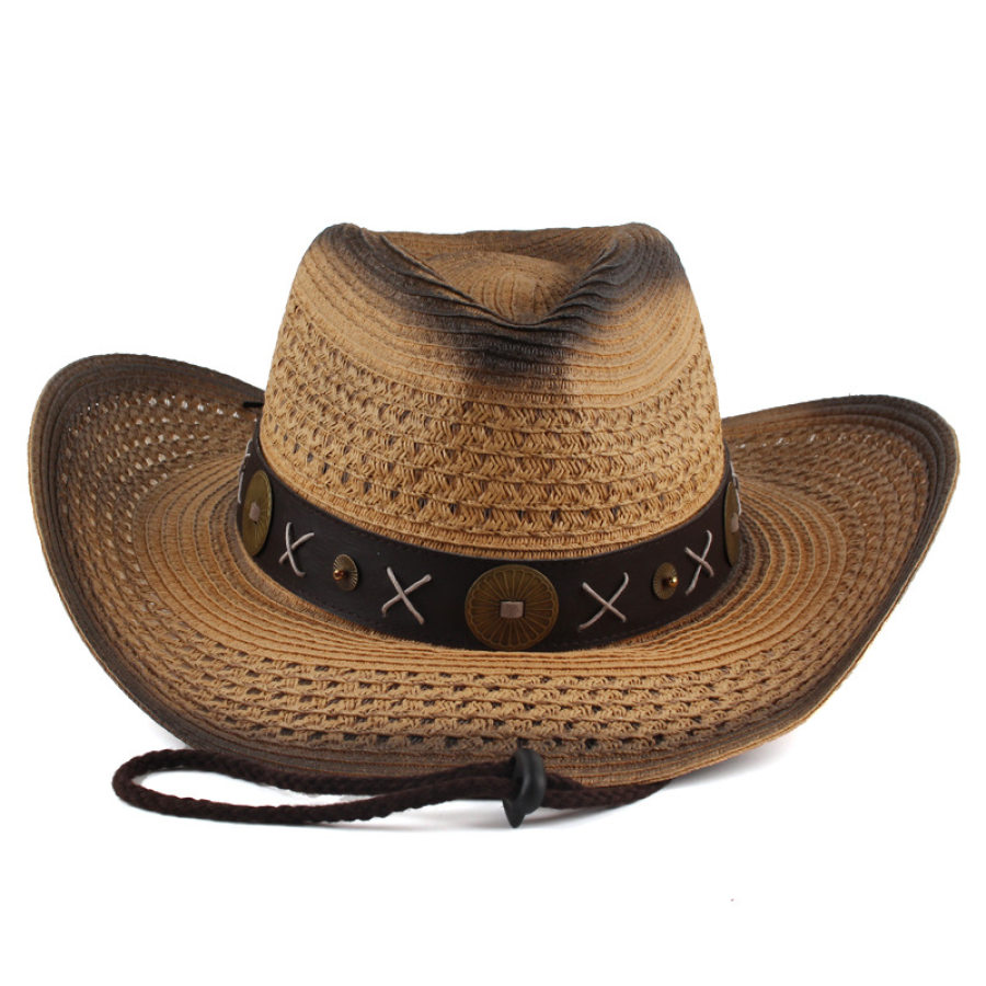 

Cappello Jazz Da Cowboy Occidentale In Stile Etnico